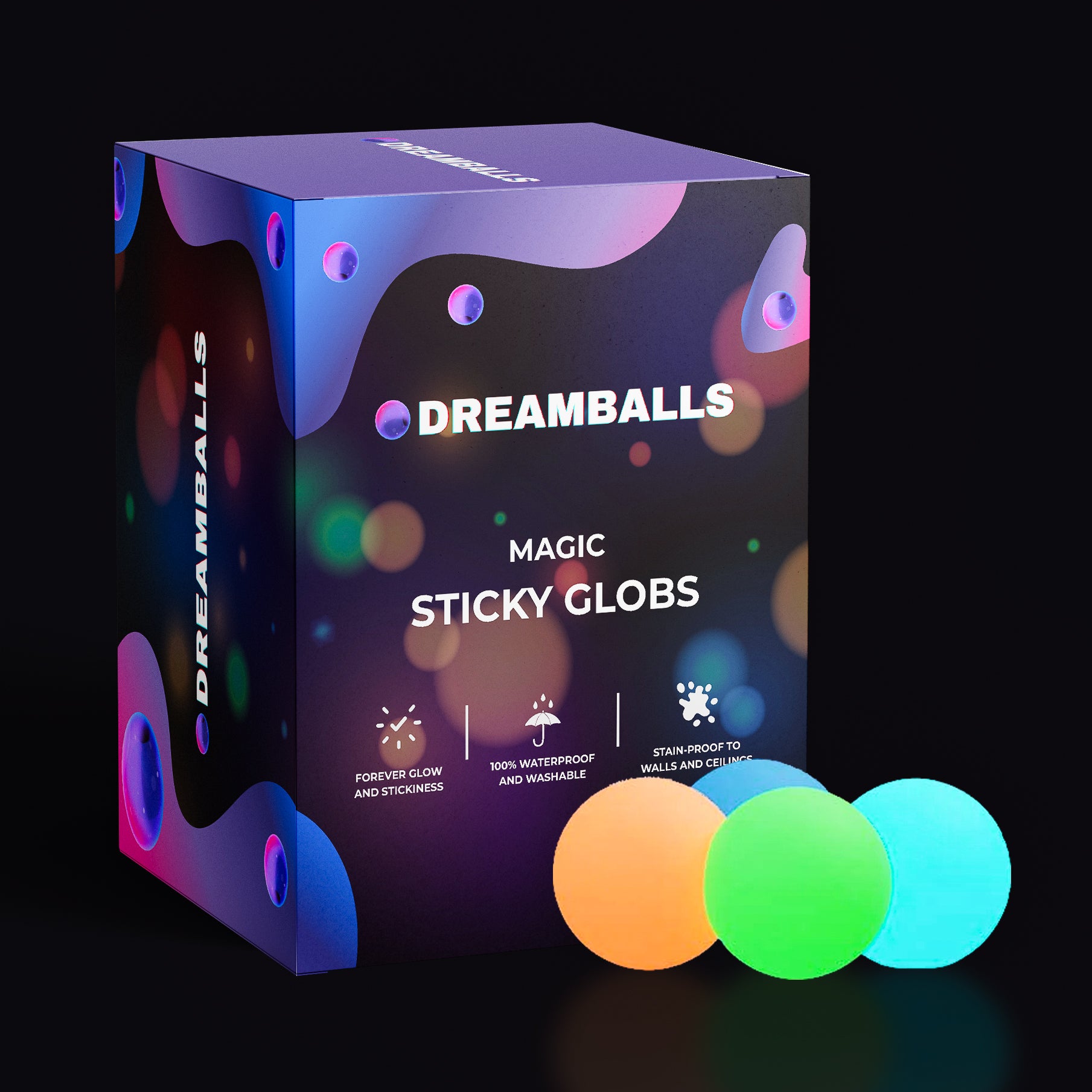 DREAMBALLS (4 PACK) - GLOW CEILING BALLS